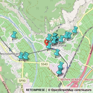 Mappa Via Battisti, 38016 Mezzocorona TN, Italia (0.821)