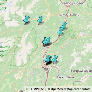 Mappa Via Battisti, 38016 Mezzocorona TN, Italia (11.717)