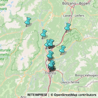 Mappa Via Battisti, 38016 Mezzocorona TN, Italia (11.06333)