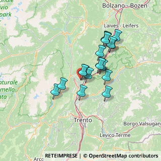 Mappa Via Battisti, 38016 Mezzocorona TN, Italia (11.06)