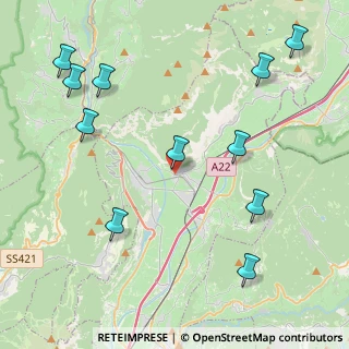 Mappa Via Battisti, 38016 Mezzocorona TN, Italia (5.07909)