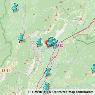 Mappa Via Battisti, 38016 Mezzocorona TN, Italia (5.14364)