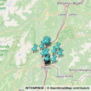 Mappa Piazza S. Gottardo, 38016 Mezzocorona TN, Italia (9.935)