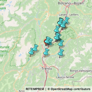 Mappa Piazza S. Gottardo, 38016 Mezzocorona TN, Italia (10.91833)