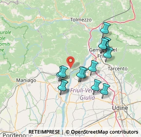 Mappa Via del Molino, 33030 Forgaria Nel Friuli UD, Italia (12.64643)