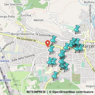 Mappa Via G. Baldissera, 33017 Tarcento UD, Italia (0.508)