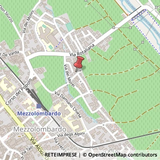 Mappa Via dei Morei, 39, 38017 Mezzolombardo, Trento (Trentino-Alto Adige)