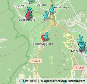 Mappa Via S. Vigilio, 38010 Spormaggiore TN, Italia (2.94733)