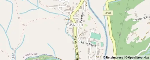 Mappa Vito d’Asio