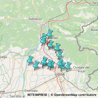 Mappa Via dei Colli, 33030 Buja UD, Italia (11.9)