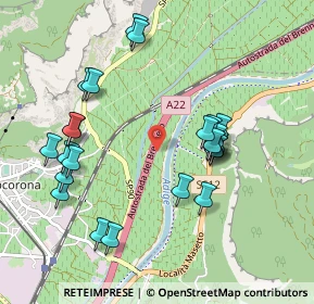 Mappa A22, 38010 Faedo TN, Italia (0.97083)