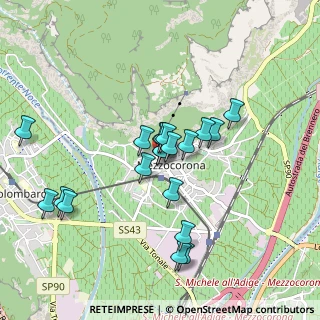 Mappa P.za Chiesa, 38016 Mezzocorona TN, Italia (0.765)