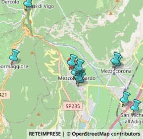 Mappa Via Emanuele de Varda, 38017 Mezzolombardo TN, Italia (1.87167)