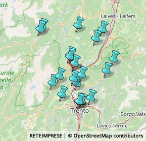 Mappa Via Emanuele de Varda, 38017 Mezzolombardo TN, Italia (12.329)