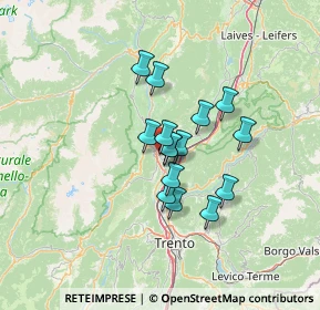 Mappa Via Emanuele de Varda, 38017 Mezzolombardo TN, Italia (9.15733)