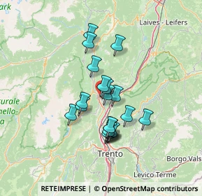 Mappa Via Emanuele de Varda, 38017 Mezzolombardo TN, Italia (10.489)