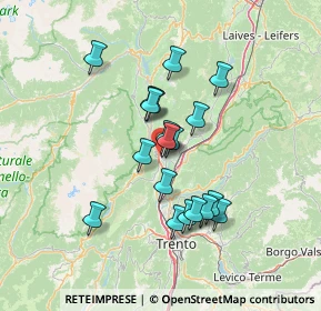 Mappa Vicolo Travaion, 38017 Mezzolombardo TN, Italia (11.16842)