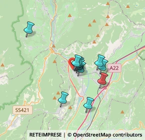 Mappa Vicolo Travaion, 38017 Mezzolombardo TN, Italia (2.38909)