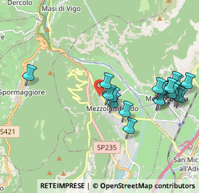 Mappa Vicolo Travaion, 38017 Mezzolombardo TN, Italia (2.08737)