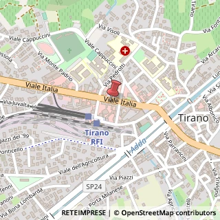Mappa Viale Italia, 51, 23037 Tirano, Sondrio (Lombardia)