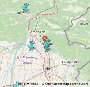 Mappa Via Ognissanti, 33017 Tarcento UD, Italia (40.0725)