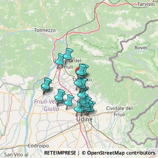 Mappa Via Ognissanti, 33017 Tarcento UD, Italia (11.6145)