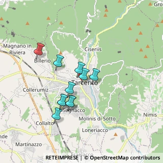 Mappa Viale Marinelli, 33017 Tarcento UD, Italia (1.44636)