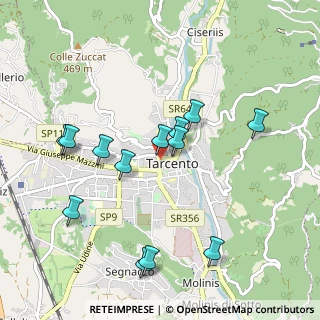 Mappa Viale Marinelli, 33017 Tarcento UD, Italia (0.96462)