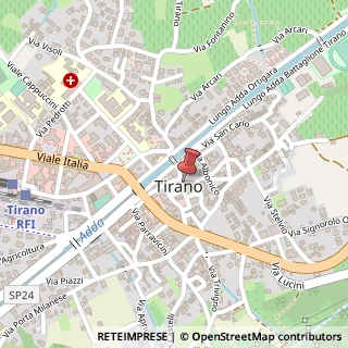 Mappa Piazza Cavour, 18, 23037 Tirano, Sondrio (Lombardia)