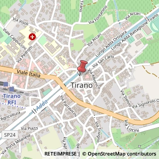 Mappa Piazza Cavour, 13, 23037 Tirano, Sondrio (Lombardia)