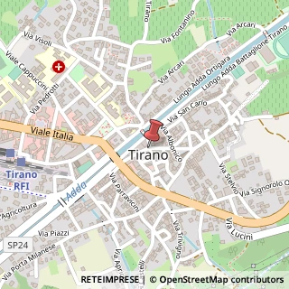 Mappa Piazza Cavour, 21, 23037 Tirano, Sondrio (Lombardia)