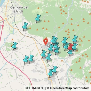 Mappa Via Giuseppe Mazzini, 33017 Tarcento UD, Italia (3.9185)