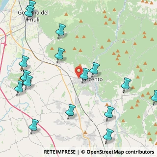 Mappa Via Giuseppe Mazzini, 33017 Tarcento UD, Italia (5.71765)