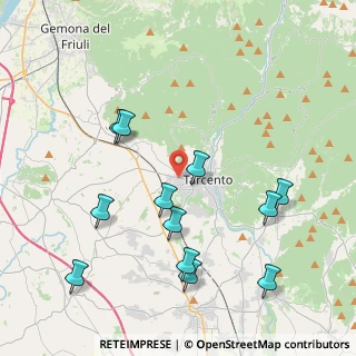 Mappa Via Giuseppe Mazzini, 33017 Tarcento UD, Italia (4.31917)
