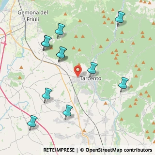 Mappa Via Giuseppe Mazzini, 33017 Tarcento UD, Italia (4.55182)