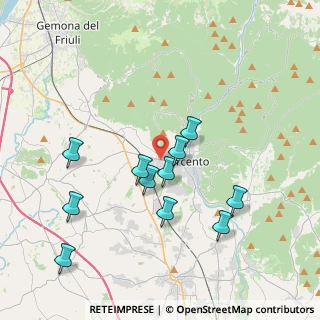 Mappa Via Giuseppe Mazzini, 33017 Tarcento UD, Italia (3.67455)