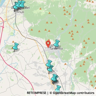 Mappa Via Giuseppe Mazzini, 33017 Tarcento UD, Italia (6.46917)