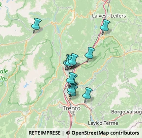 Mappa Via San Giovanni Bosco, 38016 Mezzocorona TN, Italia (9.50667)