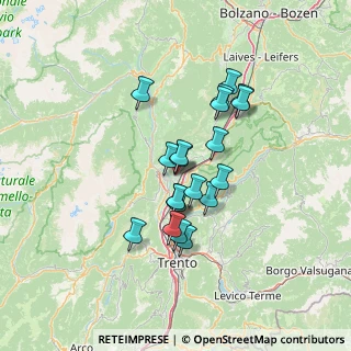 Mappa Via San Giovanni Bosco, 38016 Mezzocorona TN, Italia (10.6345)