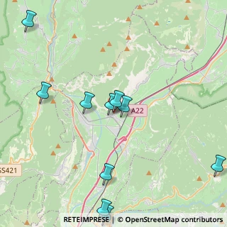 Mappa Via San Giovanni Bosco, 38016 Mezzocorona TN, Italia (5.32182)