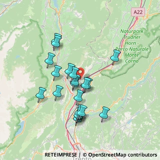 Mappa Via San Giovanni Bosco, 38016 Mezzocorona TN, Italia (6.5625)