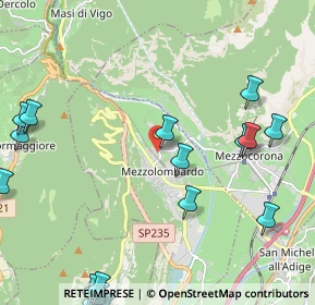 Mappa Via Fabio Filzi, 38017 Mezzolombardo TN, Italia (3.2075)