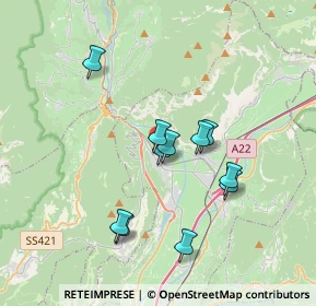 Mappa Via Fabio Filzi, 38017 Mezzolombardo TN, Italia (3.03818)