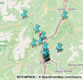 Mappa Via Fabio Filzi, 38017 Mezzolombardo TN, Italia (13.4465)