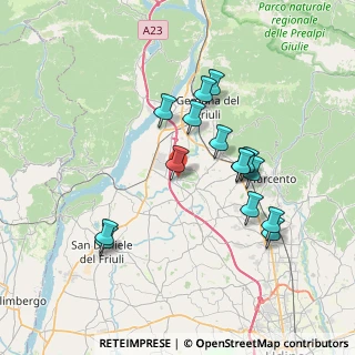Mappa Via Ledra, 33030 Artegna UD, Italia (6.80333)