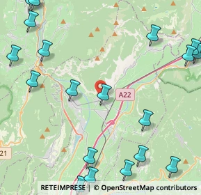 Mappa Via Cavalleggeri, 38016 Mezzocorona TN, Italia (6.3385)