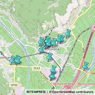 Mappa Via Cavalleggeri, 38016 Mezzocorona TN, Italia (0.778)