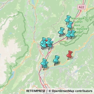 Mappa Via Cavalleggeri, 38016 Mezzocorona TN, Italia (5.95688)