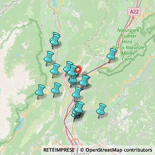 Mappa Via Cavalleggeri, 38016 Mezzocorona TN, Italia (6.538)