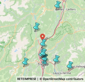 Mappa Via Cavalleggeri, 38016 Mezzocorona TN, Italia (16.46)